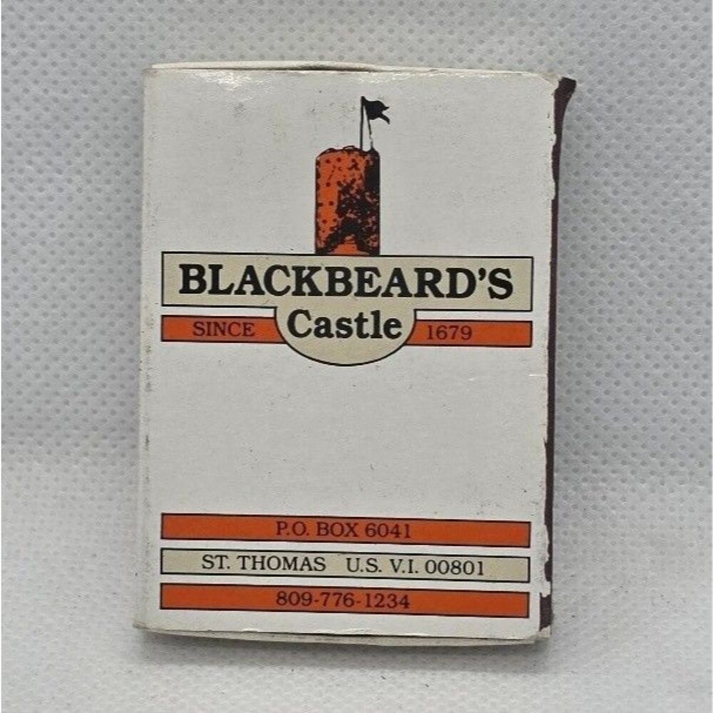 Blackbeard's Castle in St. Thomas, U.S. Virgin Islands Souvenir Matchbox